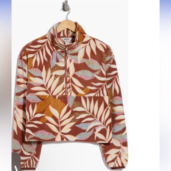 Billabong Casual Fling Half Zip Polar Fleece Jacket Size Extra Large XL - Picture 3 of 10